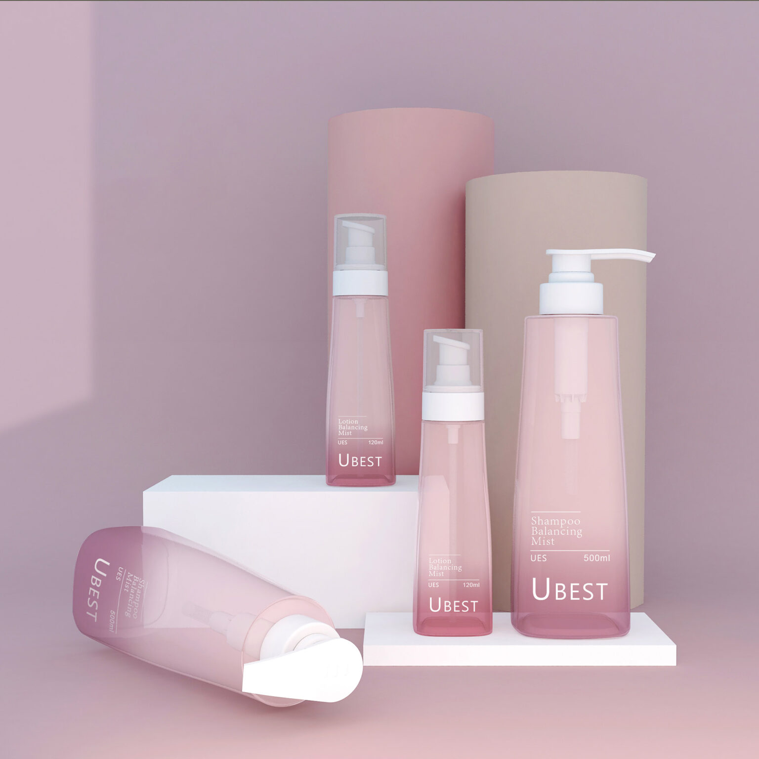 UES Plastic Lotion Bottle Ubest Life