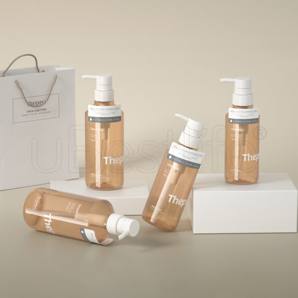 URE Plastic Lotion Bottle